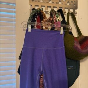 Beyond Yoga Violet Space Dye Leggings